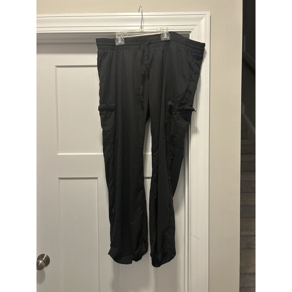 Motherhood Maternity Black Utility Cargo Lightweight Drawstring Pants Size XL - Picture 1 of 5